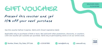  Stwórz bon podarunkowy