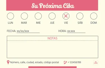 Edita una Tarjeta de Cita