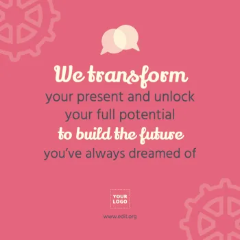 Edit an image with motivational quotes