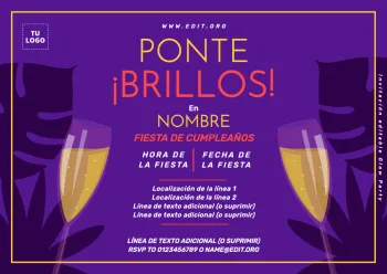 Edita un banner de Glow Party