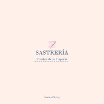 Editar un cartel para sastres y costurerías