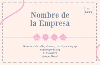 Edita una tarjeta de visita