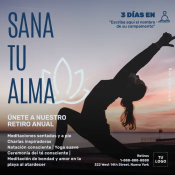 Editar una plantilla de Yoga o Pilates