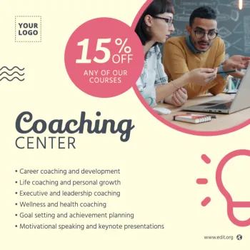 Edit a design for coaching services