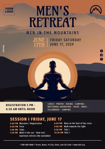 Edit a Retreat poster