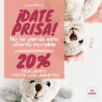 Edita un diseño para jugueterías