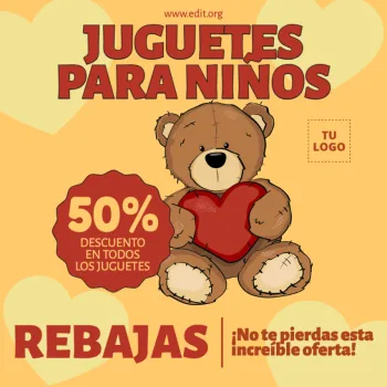 Edita un diseño para jugueterías