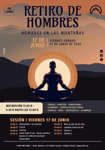 Edita un folleto de Retiro