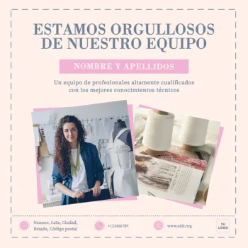 Editar un cartel para sastres y costurerías