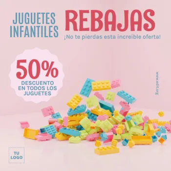 Edita un diseño para jugueterías