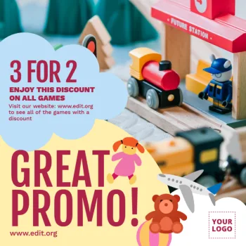 Editar um projeto para lojas de brinquedos