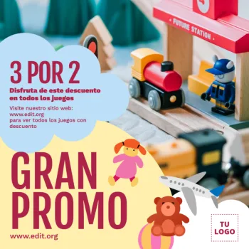 Edita un diseño para jugueterías