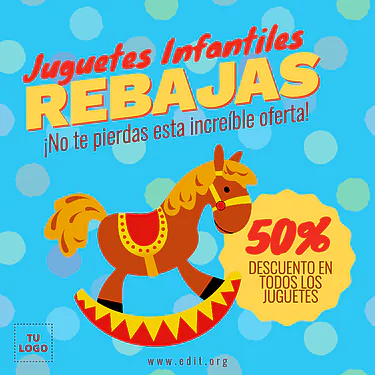 Edita un diseño para jugueterías
