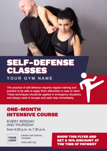 Edit a Self-Defense poster