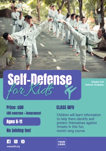 Edit a Self-Defense poster