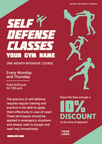 Edit a Self-Defense poster