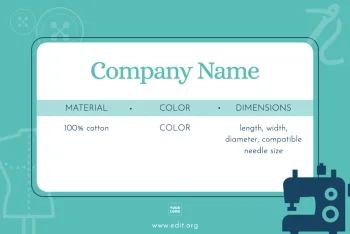 Personalisiere dein Label