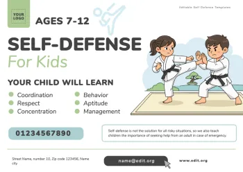 Edit a Self-Defense poster