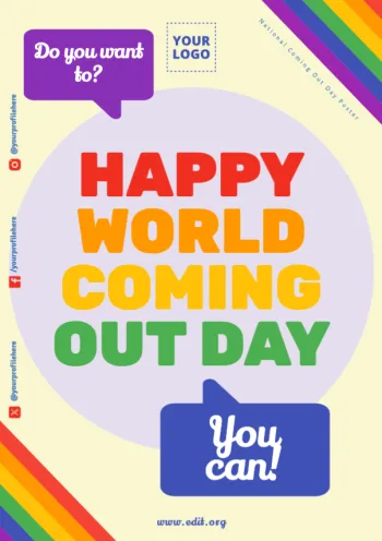 Edit a Coming Out poster