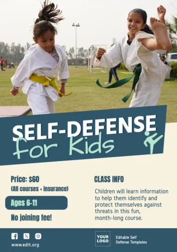 Edit a Self-Defense poster