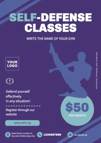 Edit a Self-Defense poster