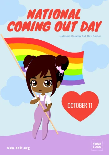 Edit a Coming Out poster