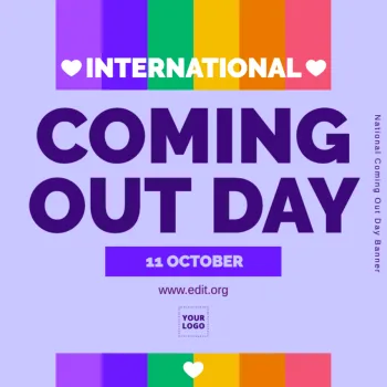 Edit a Coming Out poster