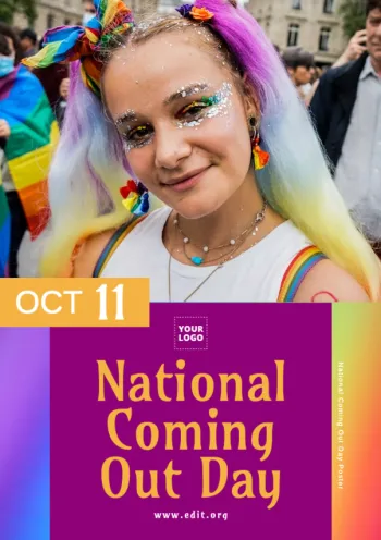 Edit a Coming Out poster