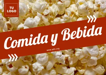 Edita un flyer de comida