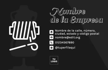 Edita una tarjeta de visita