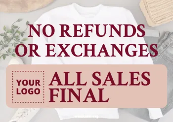 Modifier un design ou modèle sur les politiques de retour