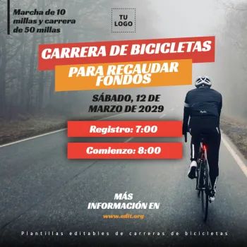 Edita un banner de Carrera de Bici