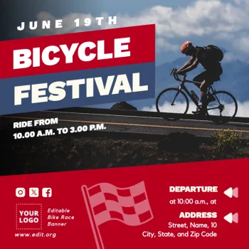 Edit a Bicycle Race banner