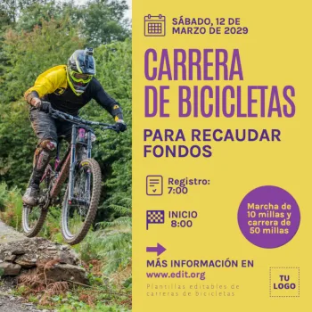 Edita un banner de Carrera de Bici
