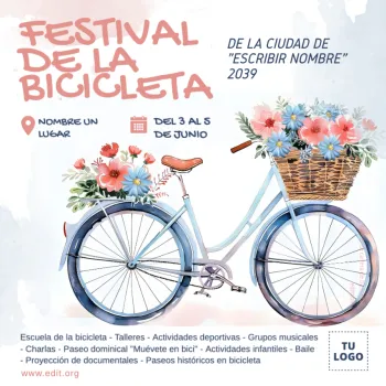 Edita un banner de Carrera de Bici