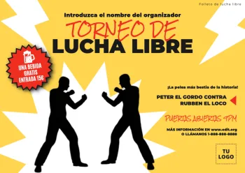 Edita un banner de Lucha Libre