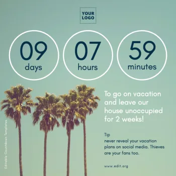 Edit a Countdown template