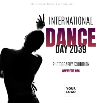 Edit a Dance Day flyer