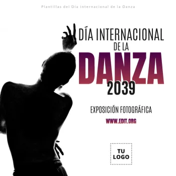 Edita un flyer de Danza