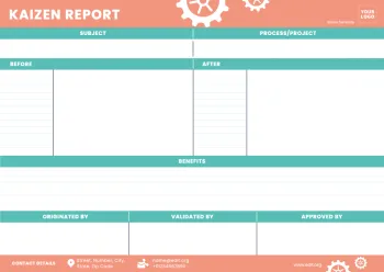 Edit a Kaizen format example