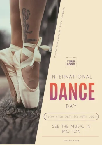 Edit a Dance Day flyer