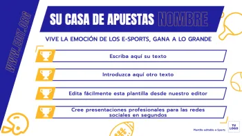 Edita un flyer de eSports