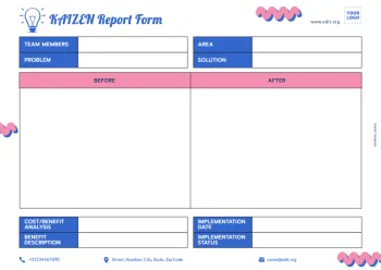 Edit a Kaizen format example