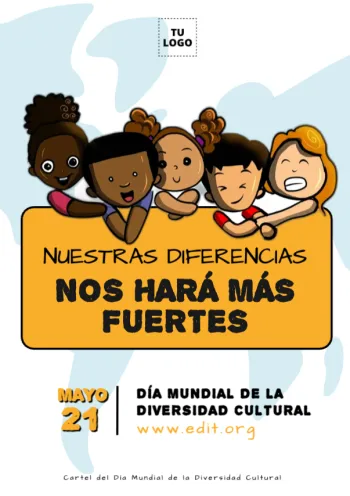 Edita flyers de la Diversidad Cultural