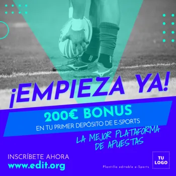 Edita un flyer de eSports