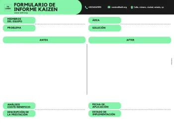 Edita un ejemplo de método Kaizen