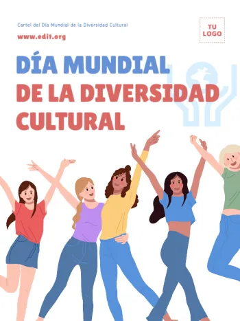 Edita flyers de la Diversidad Cultural
