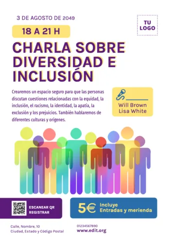 Edita flyers de la Diversidad Cultural