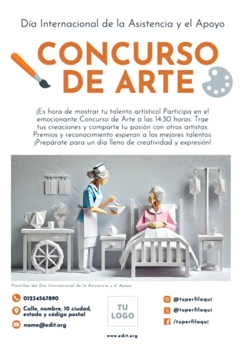 Edita un póster sobre cuidados