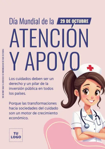 Edita un póster sobre cuidados